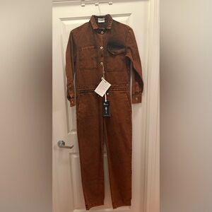 DONDUP Made in Italy Cotton Statement Jumpsuit Size M IT 42 NWT $1670 Retail